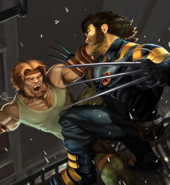 Wolvie and Sabertooth